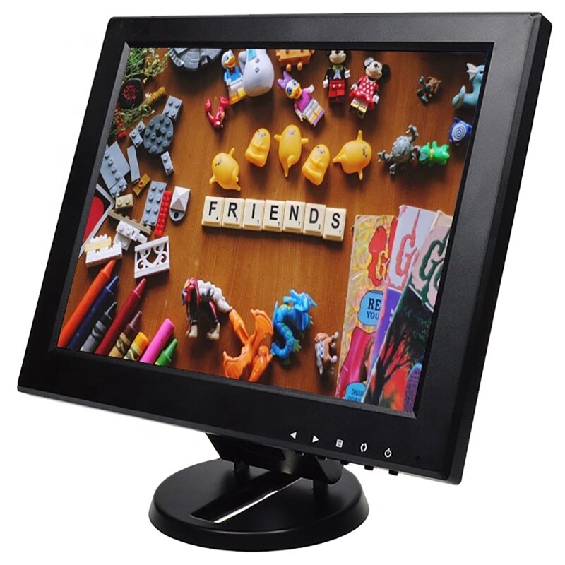 ZHIXIANDA  ġ  LCD ÷, BNC HDMI AV VGA USB Է,   , 12 ġ 4:3, 1024x768